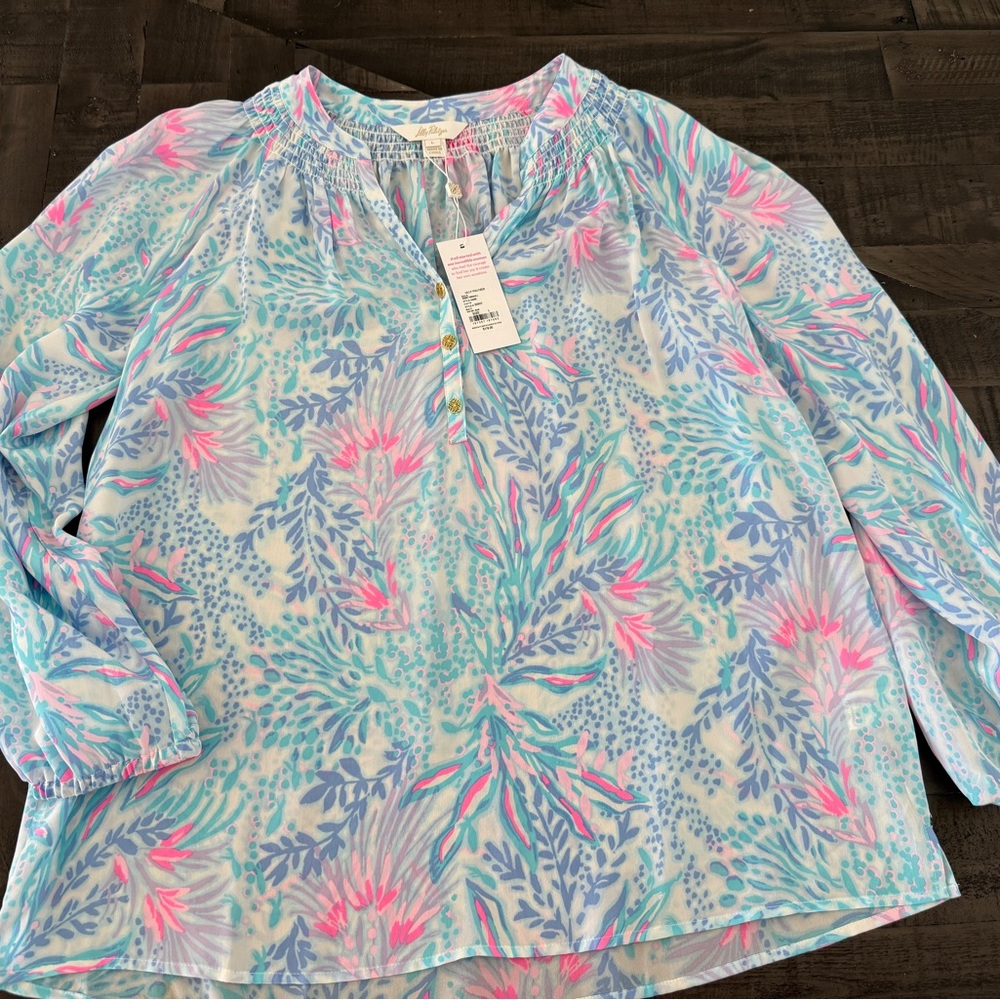 NWT Lilly Pulitzer Elsa top - Picture 6 of 6